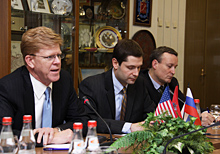 Ольга Костина и Владимир Платонов провели встречу с американской делегацией в Мосгордуме